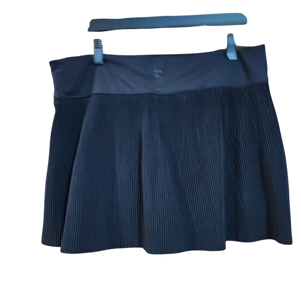 All In Motion Womens Black Pleated Athletic Skirt With Attached Shorts Size L
